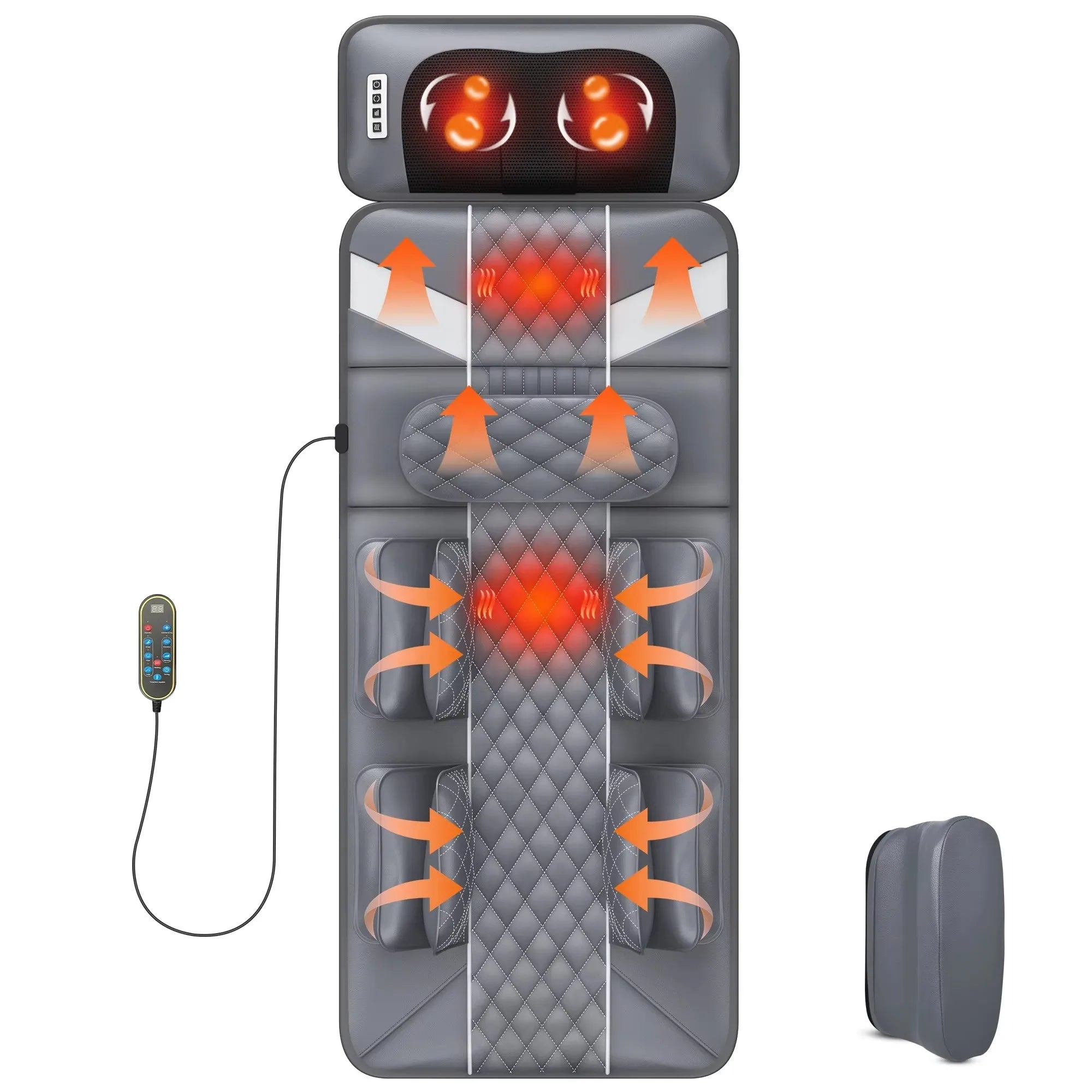 6D Electric Full-Body Massage Mattress with Heating