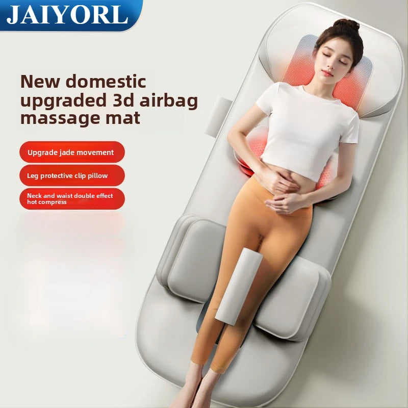 Airbag Massage Mat with Neck & Lumbar Relief