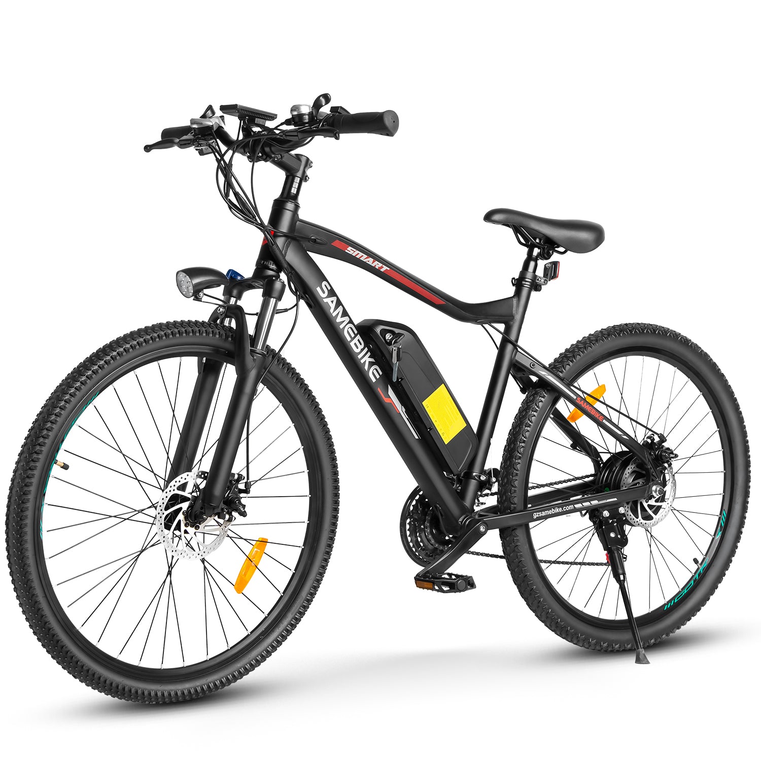 SAMEBIKE Long-Range High-Power Electric Mountain Bike – 500W Motor, 13Ah Down Tube Battery