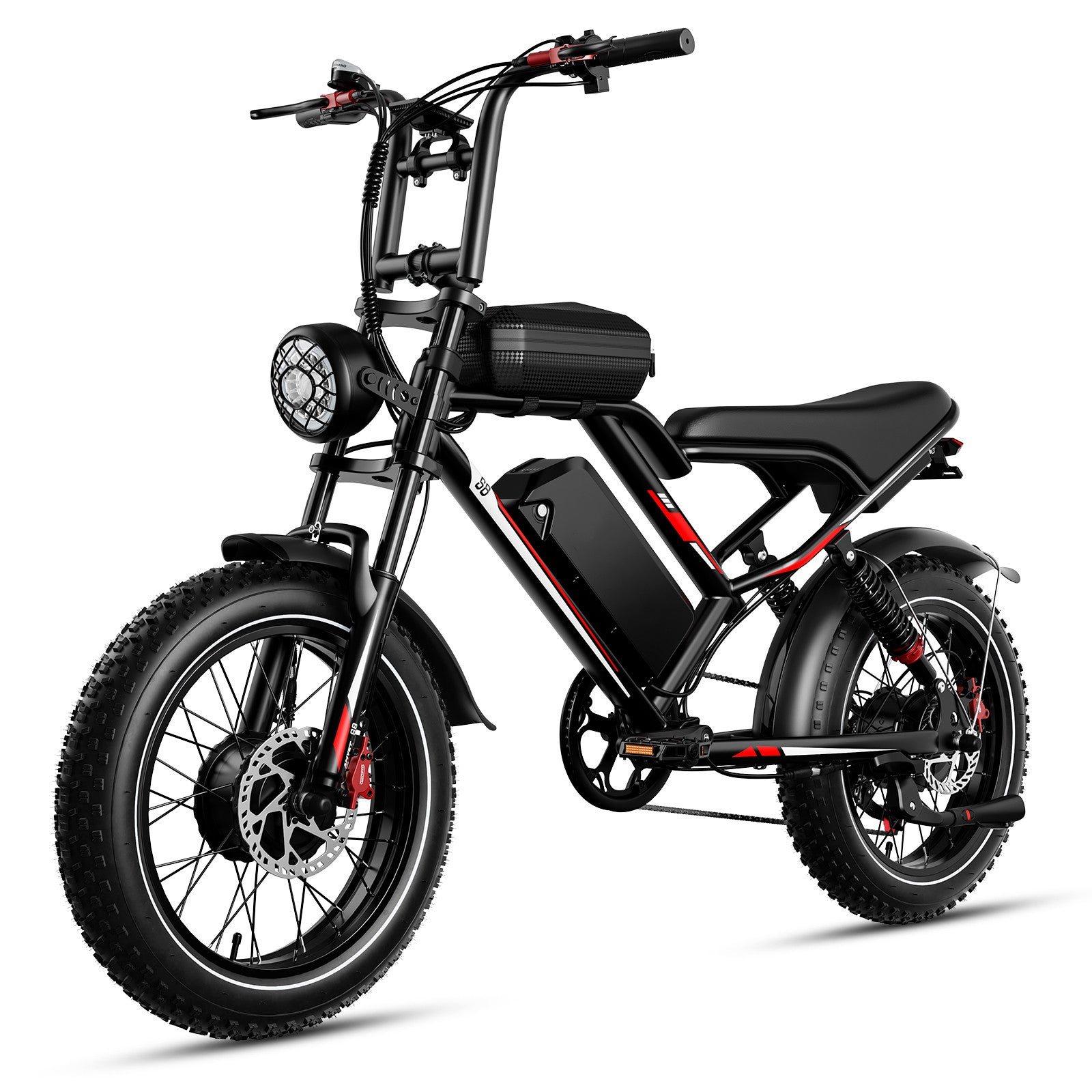 High-Speed 2000W Electric Motorcycle for Adults — Dual Motor, Hydraulic Brake, 20″ Wheels, 25AH Battery