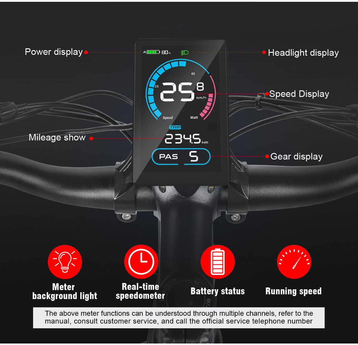 SAMEBIKE Long-Range High-Power Electric Mountain Bike – 500W Motor, 13Ah Down Tube Battery