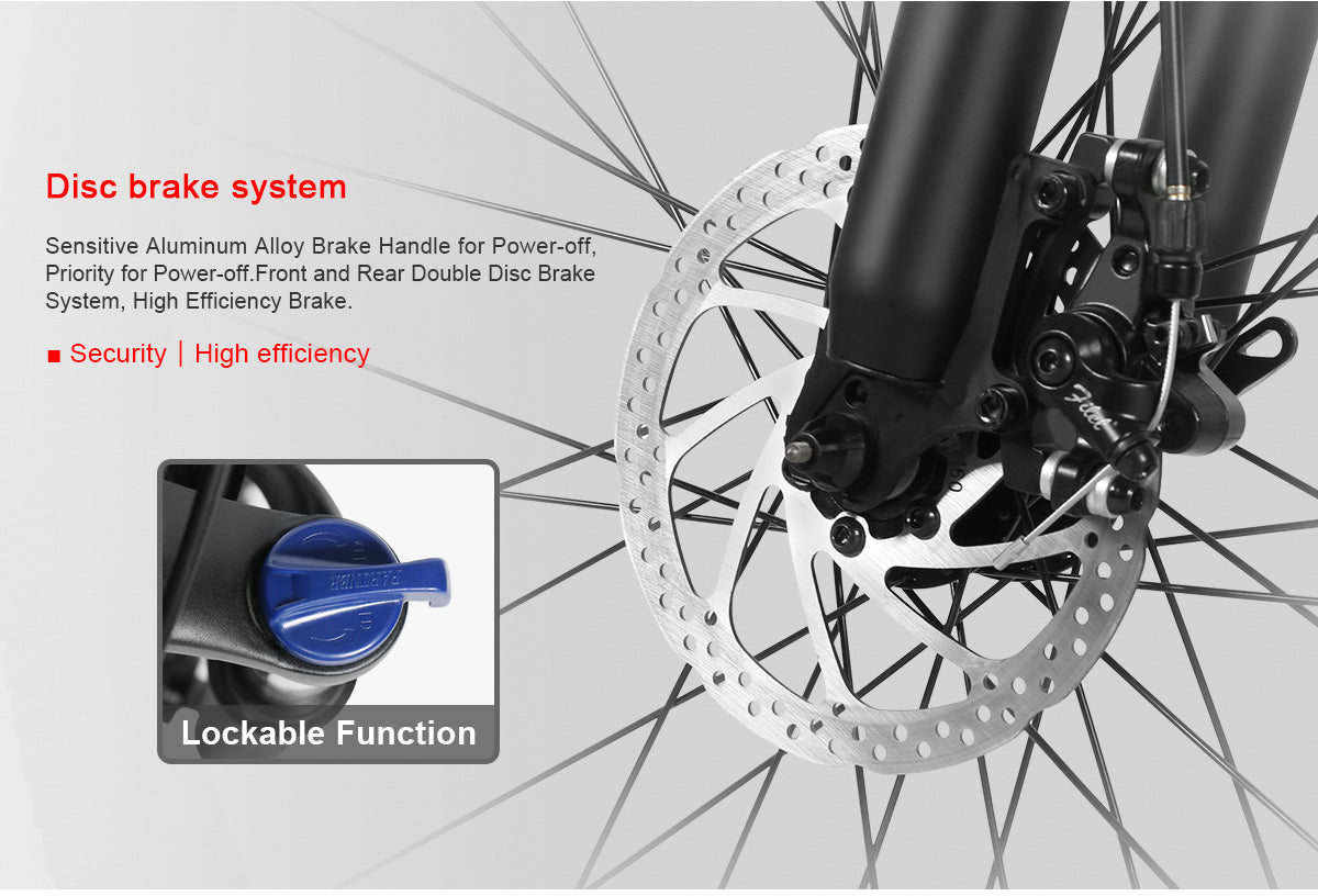 SAMEBIKE Long-Range High-Power Electric Mountain Bike – 500W Motor, 13Ah Down Tube Battery