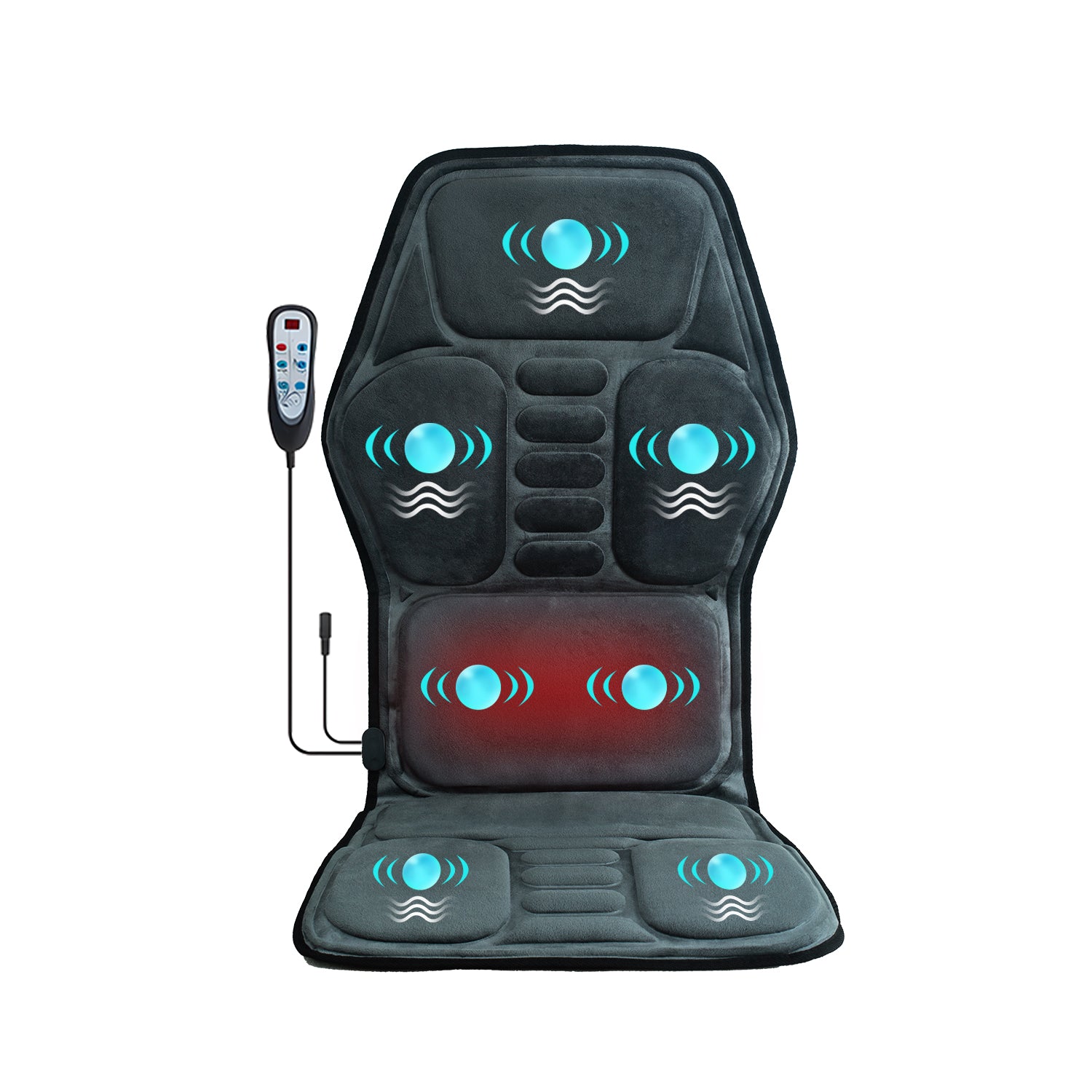 Massage Chair Pad,Back Massage With Heat,Massage Pad With 7Vibration Motors,Chair Massager For Office Chair, Massage Chair For Home Office Use