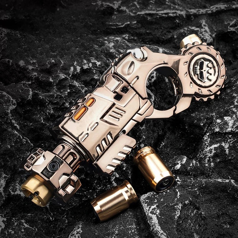 Mini Metal EDC Stress-Relief Gun – Mechanical Fidget Spinner & Slider